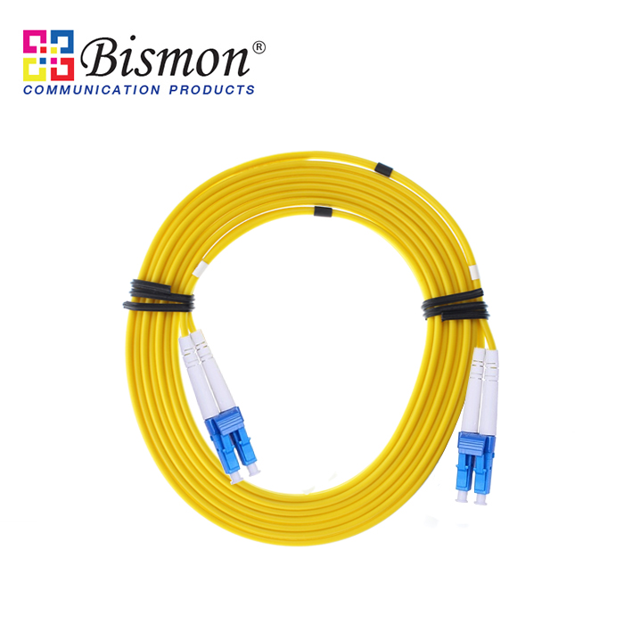 LC-LC-Patch-Cord-Fiber-optic-Duplex-Single-Mode-9-125um-2-3-5-10-Meters